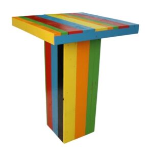 Vleugelschroef statafel steigerhout color