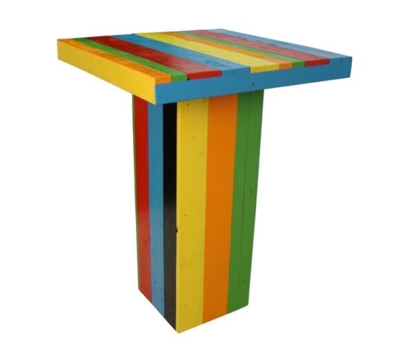Vleugelschroef statafel steigerhout color