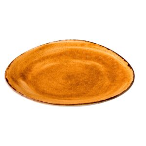 Bord Jersey - oranje - Ø 21cm