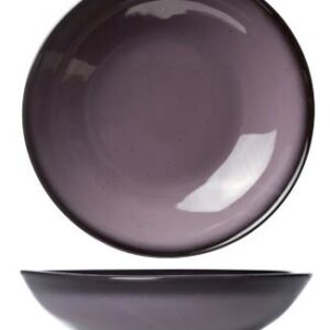 Bord Natuur diep - Paars -  Ø 22cm
