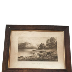 Cattle in the highlands schilderij