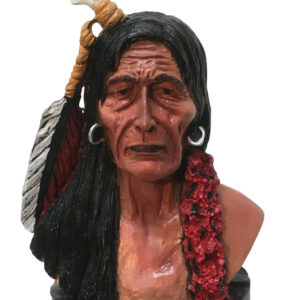 Cherokee Indiaan borstbeeld