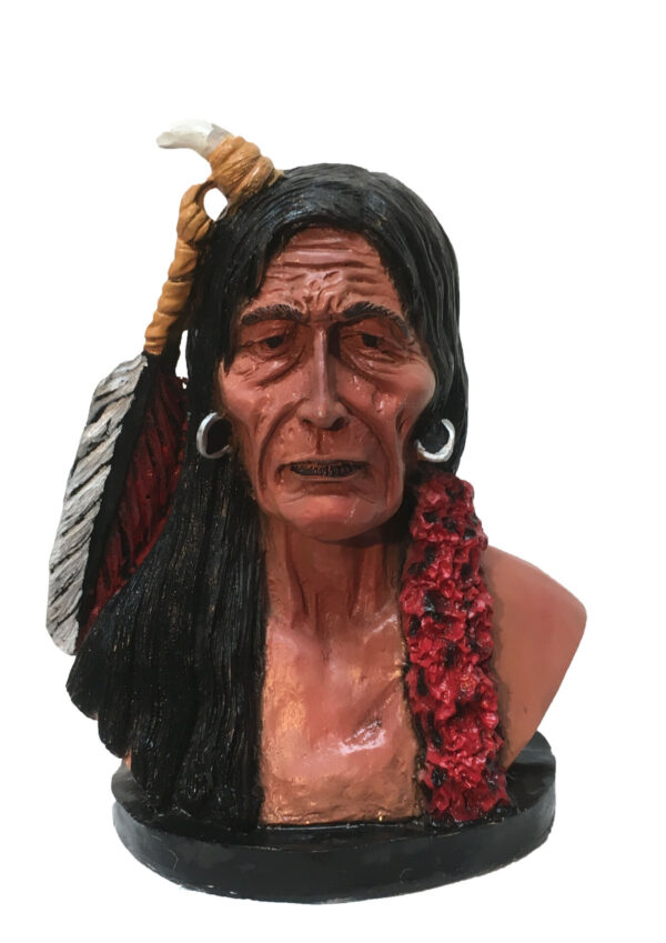 Cherokee Indiaan borstbeeld