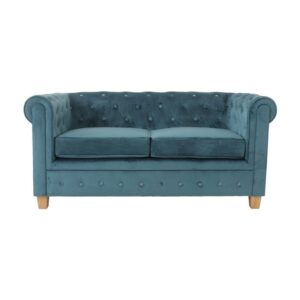 Chesterfield Bank Malibu Velours - Turquoise