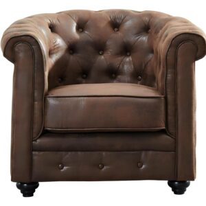 Chesterfield Fauteuil Malibu - Bruin