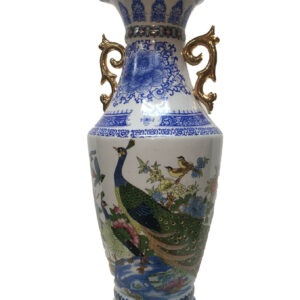 Chinese vaas met pauw