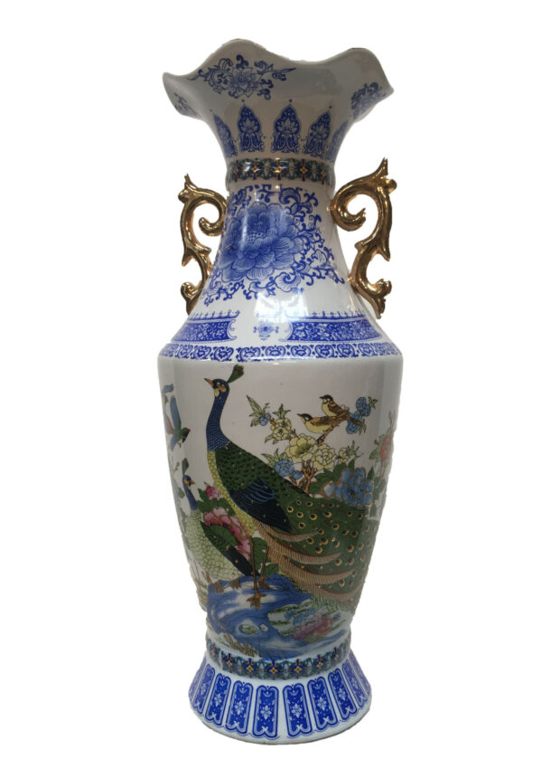 Chinese vaas met pauw