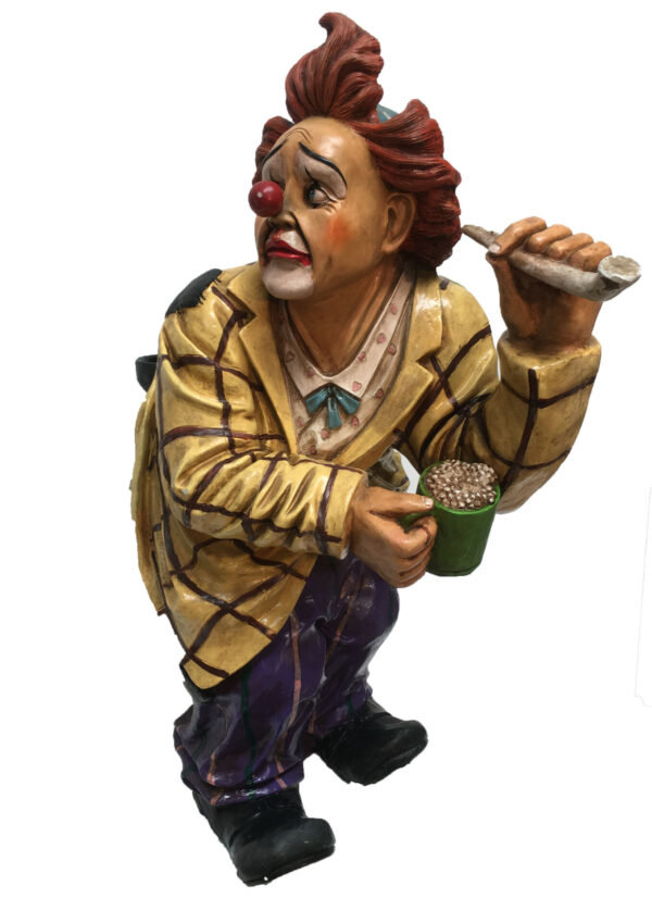 Clown met pijp