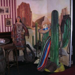 Decorwand  Western/ Country groot