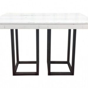 Dinertafel Industrial White 120x80cm
