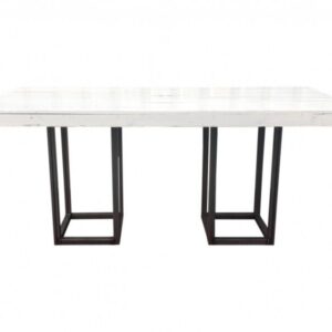 Dinertafel Industrial White 180x80cm