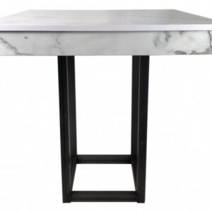 Dinertafel Marmer Industrieel - 80x80cm