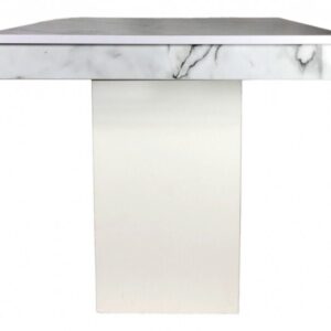 Dinertafel Marmer wit - 80x80cm