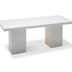 Dinertafel Milano wit - 180x80cm