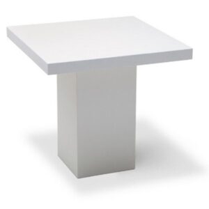 Dinertafel Milano wit - 80x80cm
