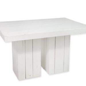 Dinertafel steigerhout wit 130x90cm