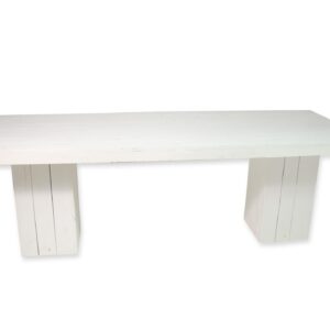 Dinertafel steigerhout wit 240x100cm