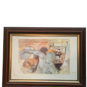 Discuswerper schilderij