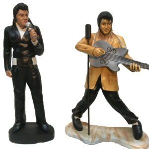 Elvis met microfoon