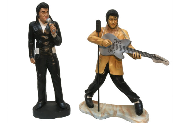 Elvis met microfoon