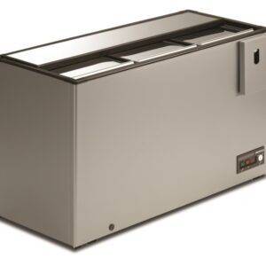 Flessenkoeler met schuifdeksels 380L