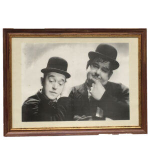 Laurel & Hardy foto in houten lijst