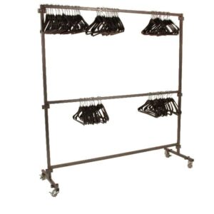 Garderoberek / kapstok met 50 kleerhangers