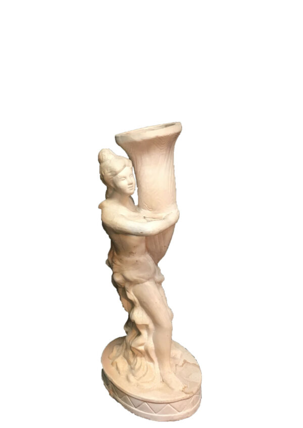 Grieks beeldje klein met vaas