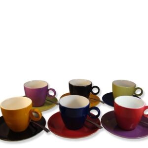 Koffiekop en schotel Colori - Mix