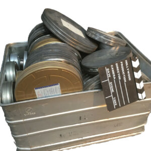 Filmblikken in aluminium krat