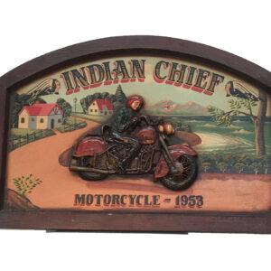 Pubbord Indian chief motorcycle
