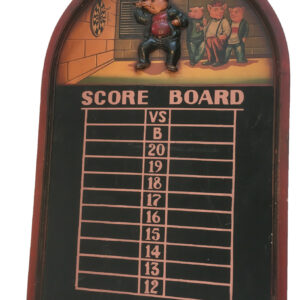 Pubbord Scoreboard met varkentjes