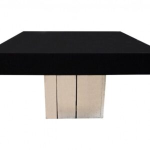 Salontafel Black & White Wood - 80x80cm