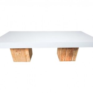 Salontafel White & Wood - 180x80cm