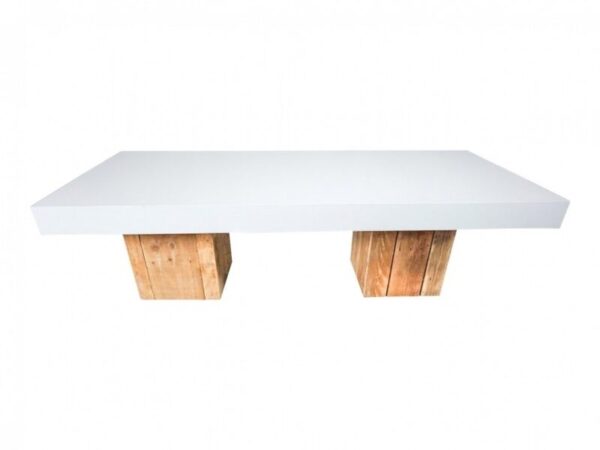 Salontafel White & Wood - 180x80cm
