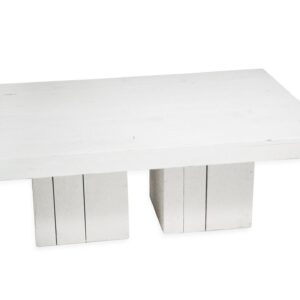 Salontafel steigerhout wit 130x90cm