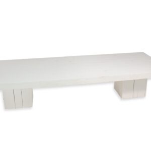 Salontafel steigerhout wit 240x100cm