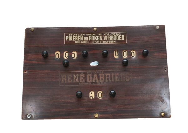 Scoreboard biljart