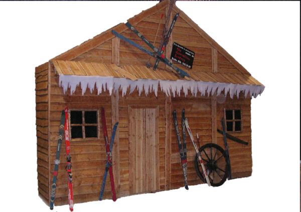 Skihut decorwand