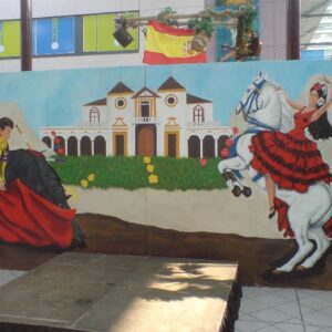Decorwand Spanje/Sevilla