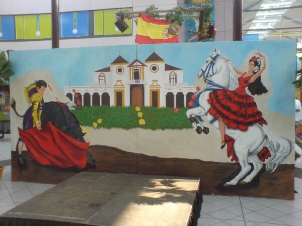 Decorwand  Spanje/Sevilla