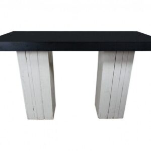 Statafel Black & White Wood - 180x80cm