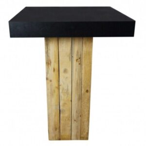 Statafel Black & Wood - 80x80cm