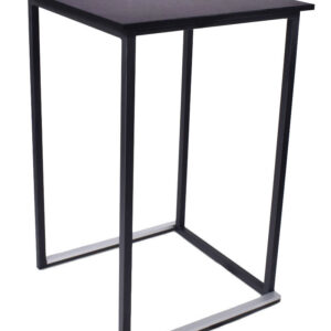 Statafel Cuba zwart 70x70cm