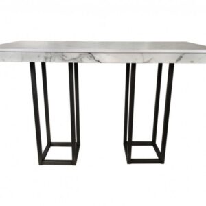 Statafel Marmer Industrieel - 180x80cm