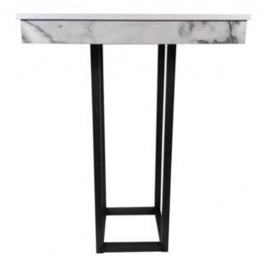 Statafel Marmer Industrieel - 80x80cm