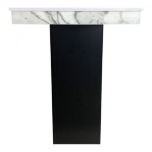 Statafel Marmer zwart - 80x80cm