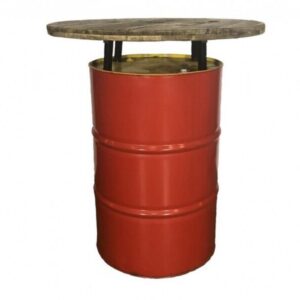 Statafel Olievat rood