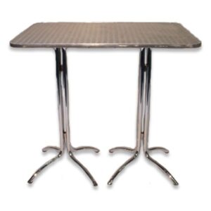 Statafel aluminium 120x80cm