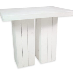 Statafel steigerhout wit 180x80cm